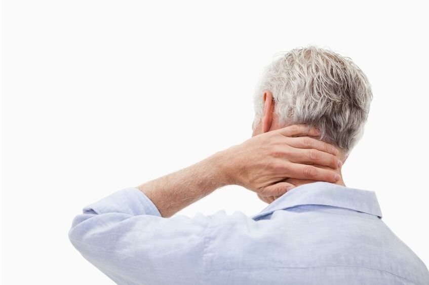 Dor no pescozo debido á osteocondrose